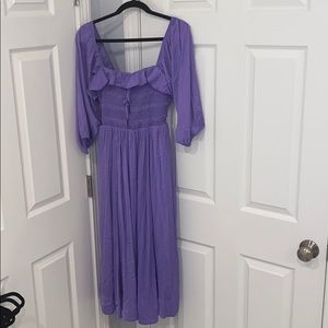 NWOT shiny oasis free people dress